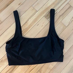 AERIE. Scoop Neck Longline Bikini Top